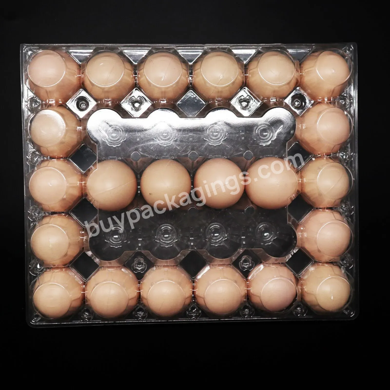 Factory Direct Price 30 Holes Storage Pvc Pet Transparent Rectangular Reusable Plastic Blister Box Egg Tray Mould