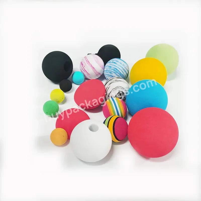 Factory Direct Price Oem Eva Foam Ball Gift String Decoration Foam Ball - Buy Custom Foam Balls,Color Foam Ball,Eva Toys Ball.