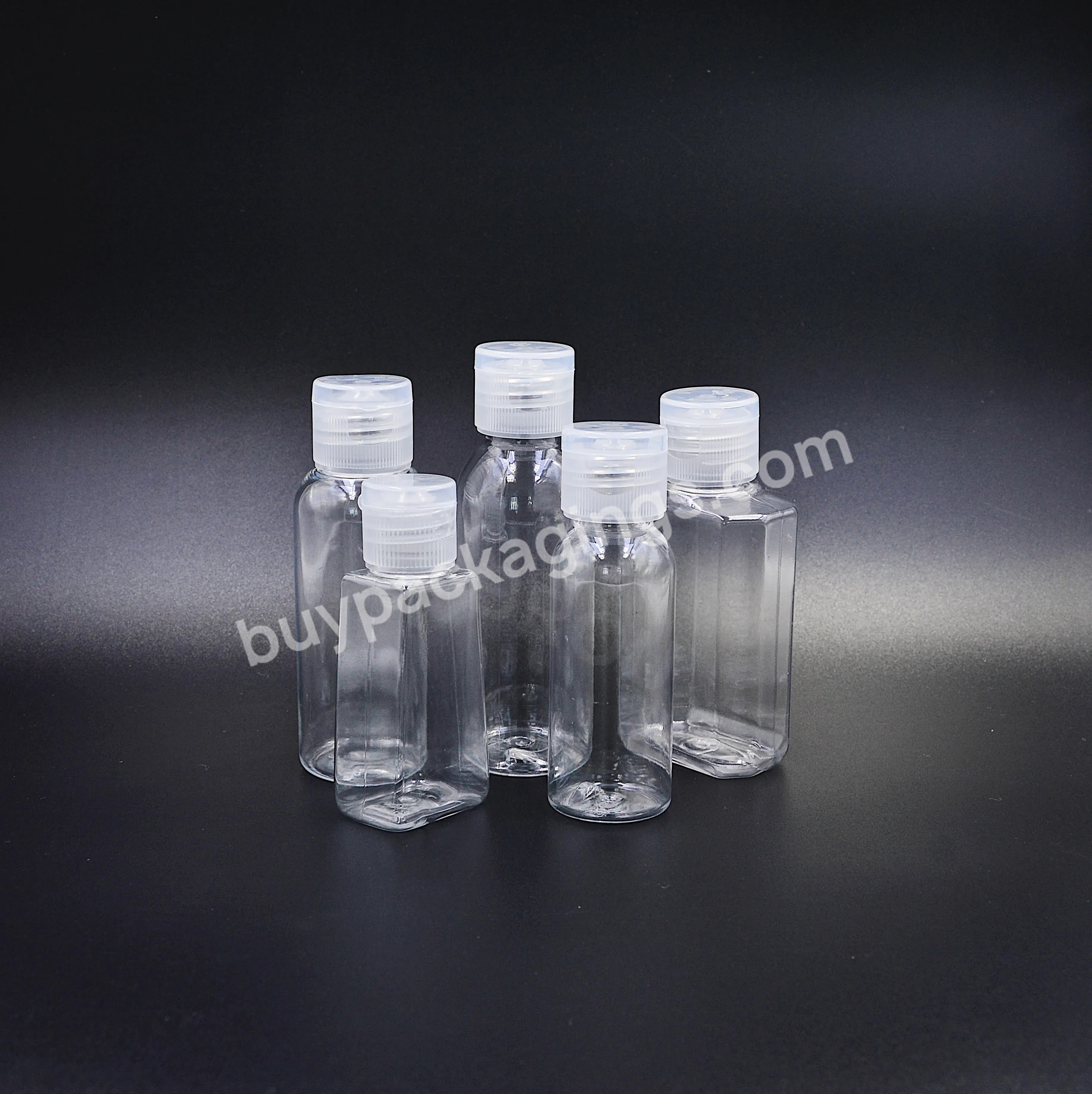 Factory Direct Sale 30ml Pet Plastic Bottle With Flip Top Cap For Hand Sanitizer