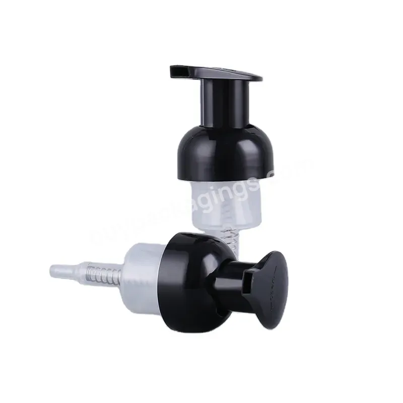 Factory Direct Sale 40 Mm Black Plastic Shampoo Pump Soap Bottle Dispenser Foam Pump - Buy Shampoo Bottle,Foam Pump Bottle,Foam Pump.