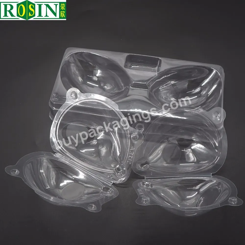 Factory Direct Sale Environmental Durable Pet Underwear Cup Clamshell Plastic Blister Bra Tray Packaging Box