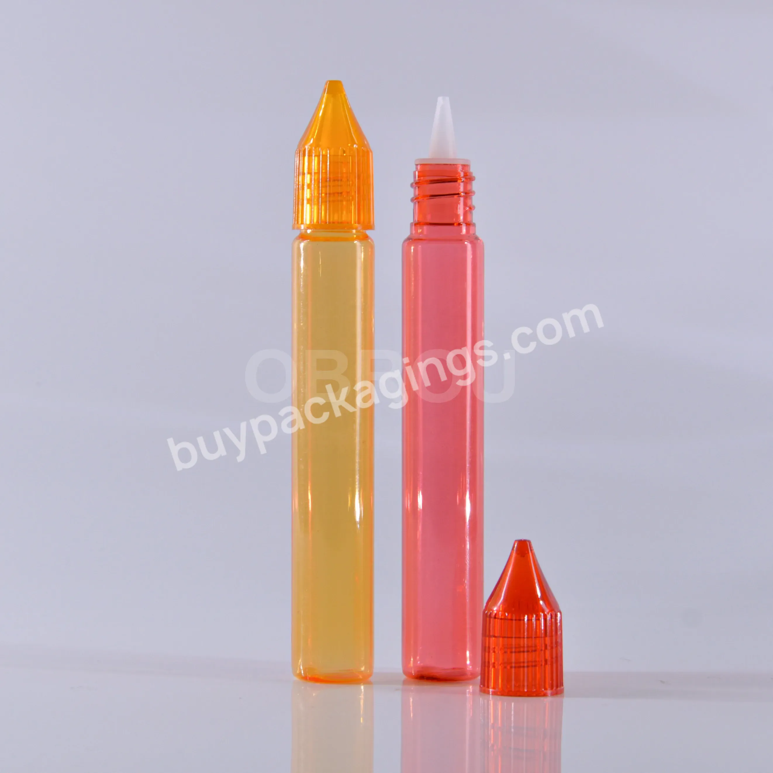 Factory Direct Sale Glue Pigment Packaging 15ml Pet Plastic Pen Style Dropper Bottle With Screw Cap - Buy 15ml Glue Bottle,Plastic Pigment Bottle,Pen Style Dropper Bottle.