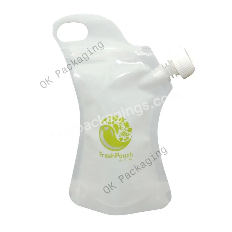 Factory Direct Sale Honey Yogurt Jelly Juice Packing Bag Custom Packaging Plastic Bags Drink Pouch