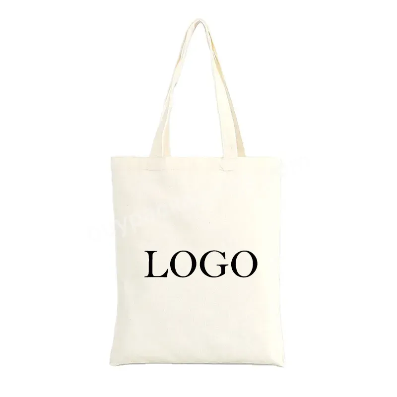 Factory Direct Sale Plain Canvas Tote Bags Printed Canvas Tote Bags Blank Canvas Tote Bag For Sublimation