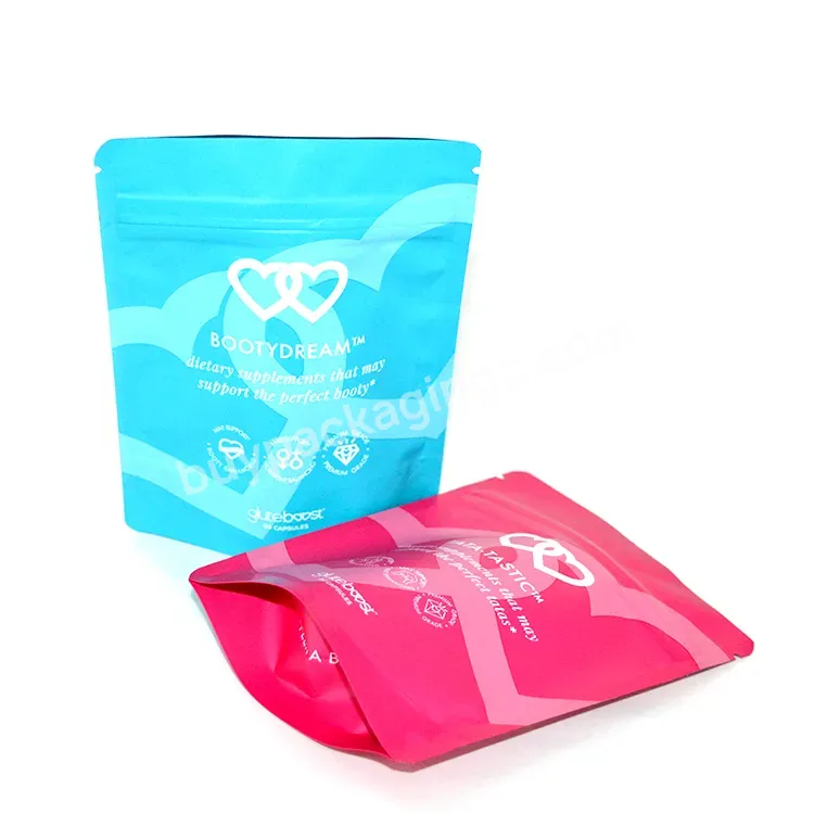 Factory Direct Sale Stand Up Heat Seal Mylar Bag Food Packaging Bag