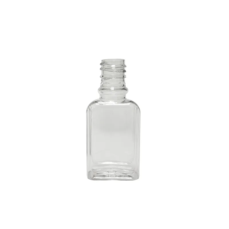 Factory direct sale white plastic skincare matte bottle set plastic nude oil bottles transparent