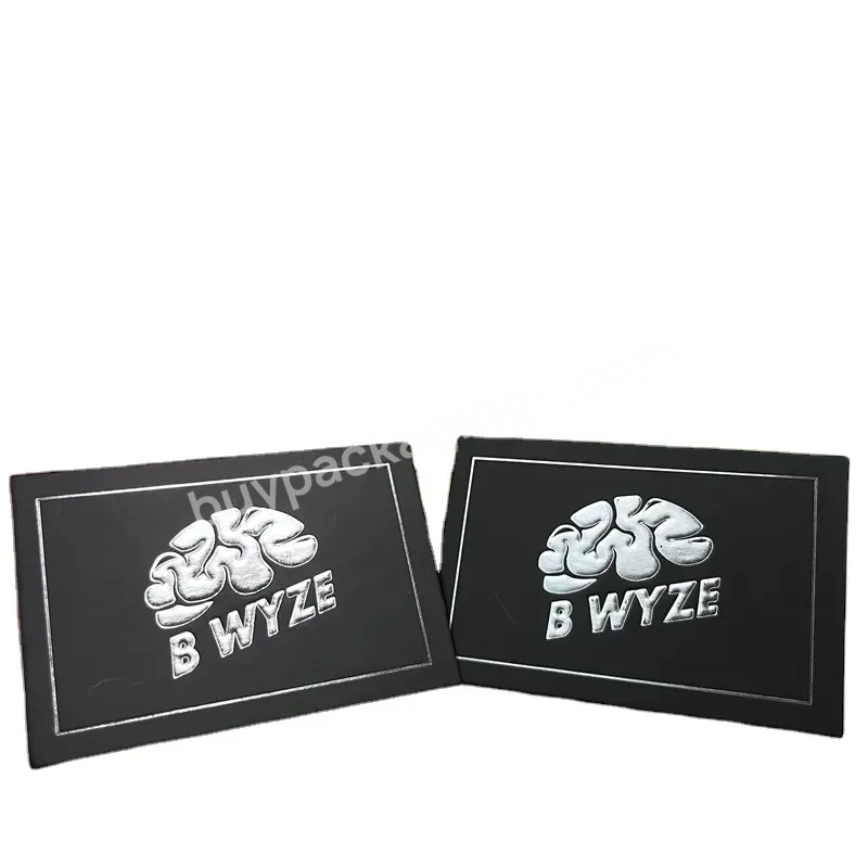 Factory Direct Sales 3d Hot Silver Customized Logo Thank-you Card Business Card