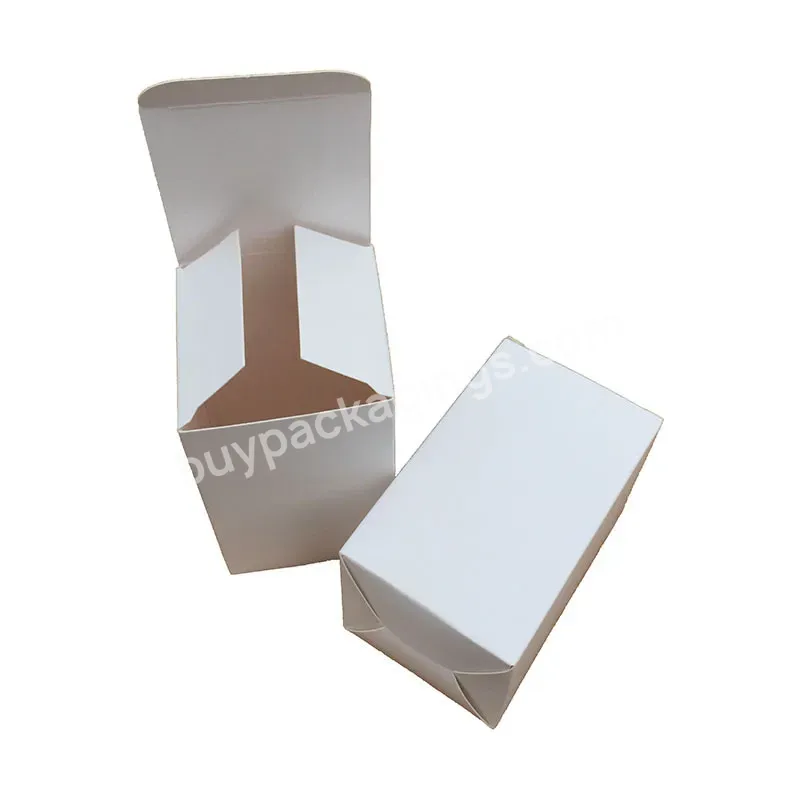 Factory Direct Sales Can Be Customized Lotion Bottle Essential Oil Chocolate Luxury White Card Paper Box