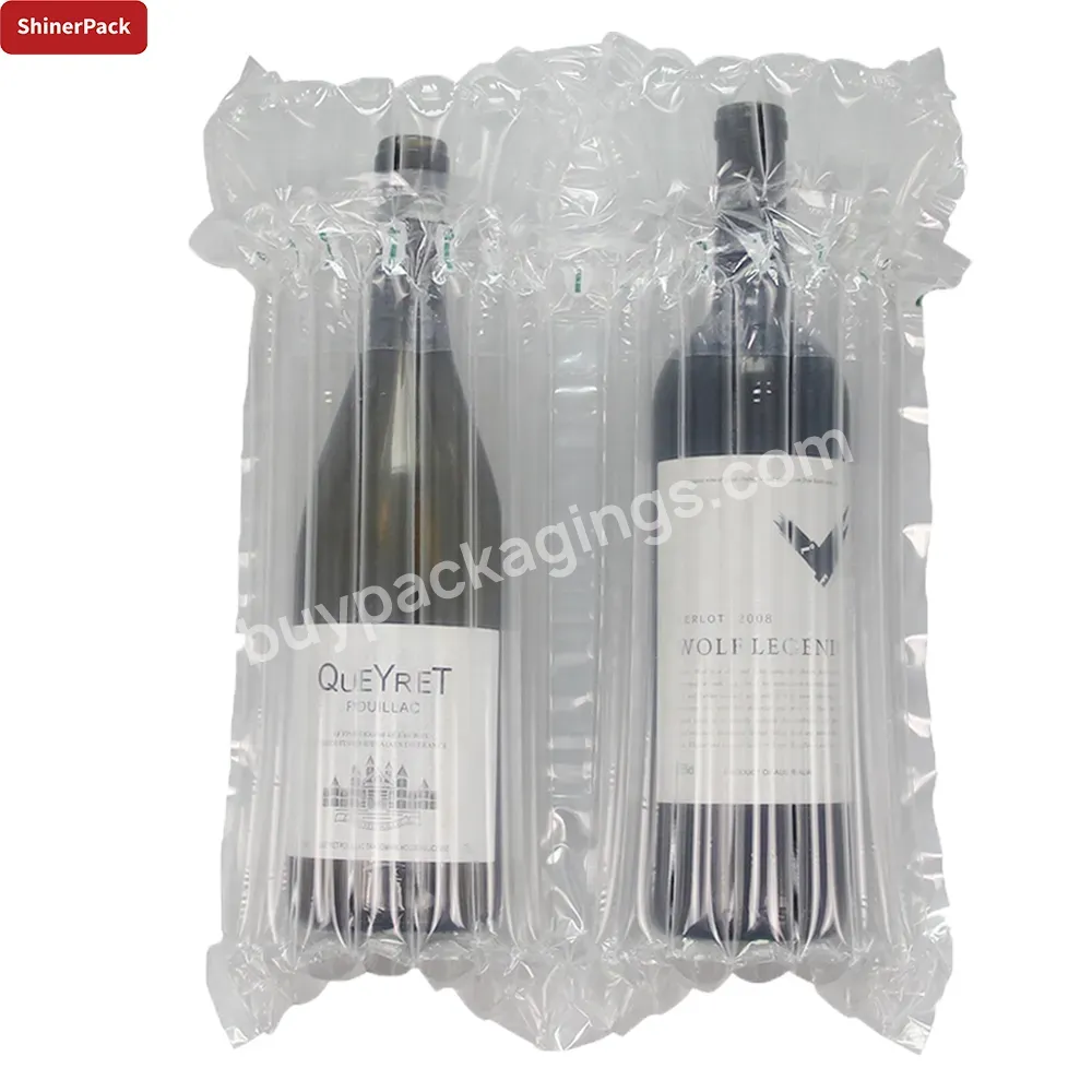 Factory Direct Sales Double 750ml Wine Bottle Inflatable Bag For For Protection