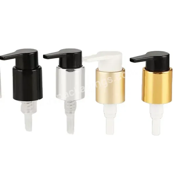 Factory Direct Selling 24/410 Gold Silver Aluminum Switch Emulsion Treatment Pump Dispenser Lotion Pump