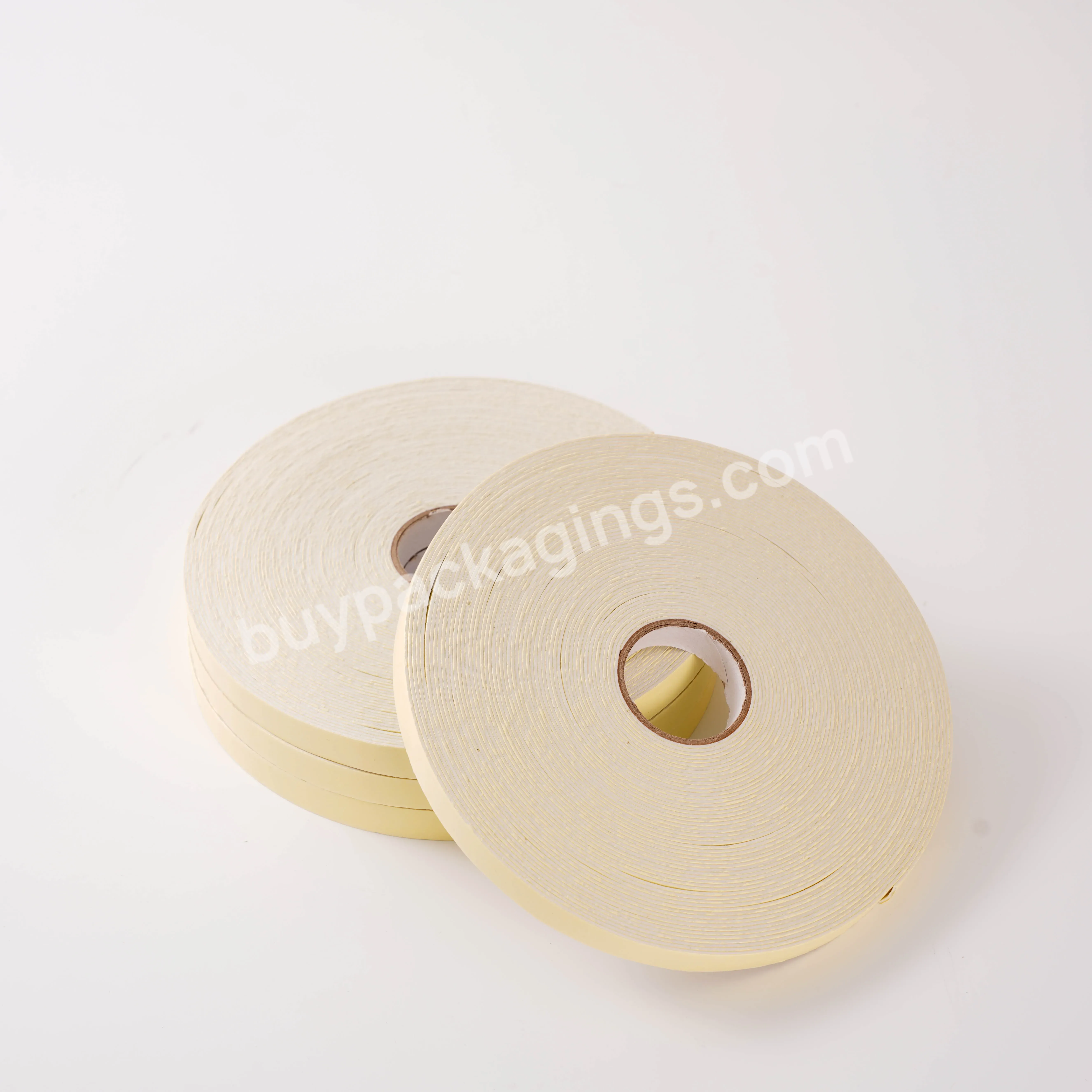 Factory Direct-selling Yellow Paper,Super-high Dip Double-sided Foam Tape,Exclusively For Building Materials Stores