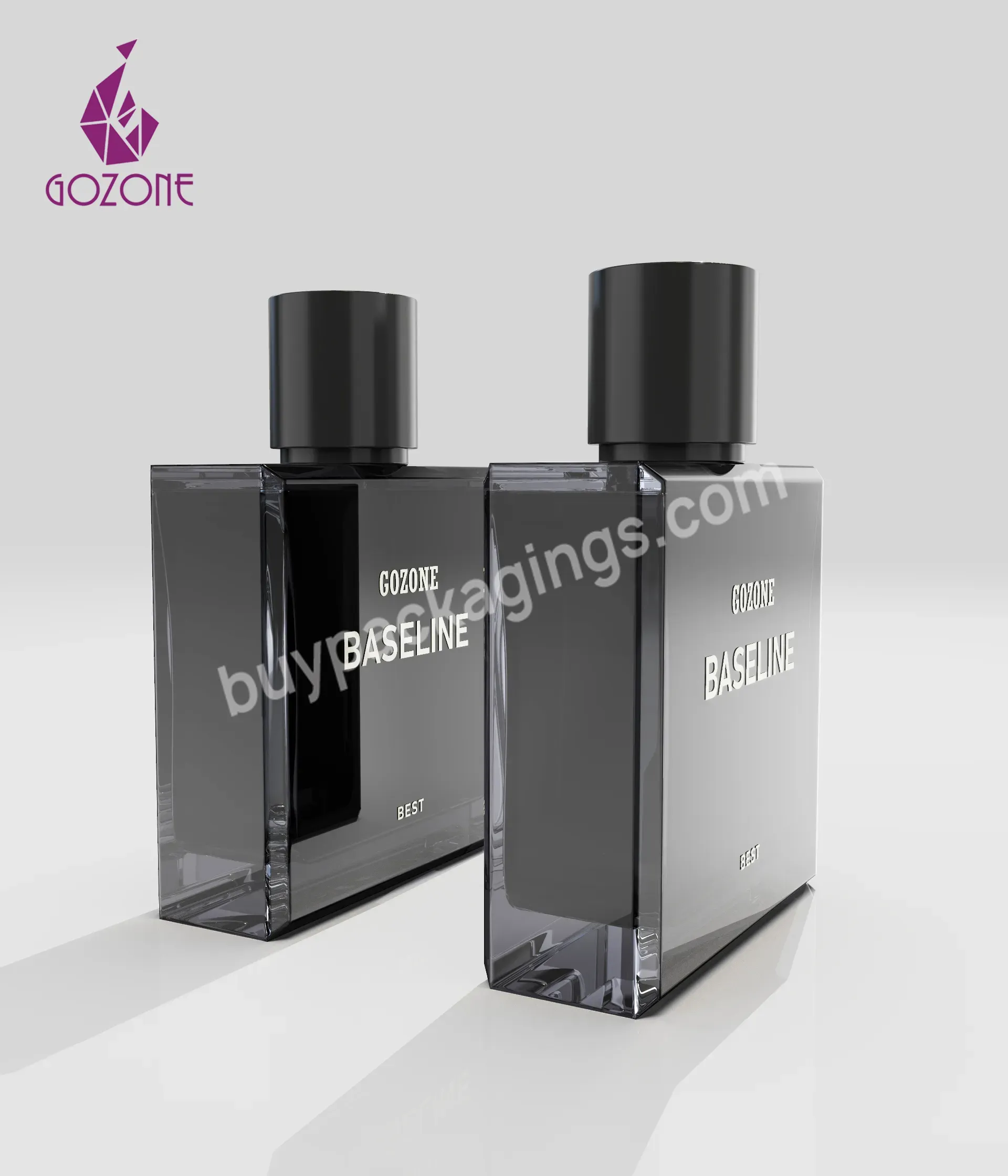 Factory Direct Square Glass Perfume Bottles For Cosmetic Packaging