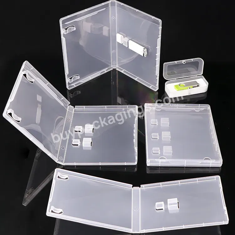 Factory Direct Transparent Plastic Pen Drive 16gb Storage Usb With Box Film Memoria Usb Pendrive Case