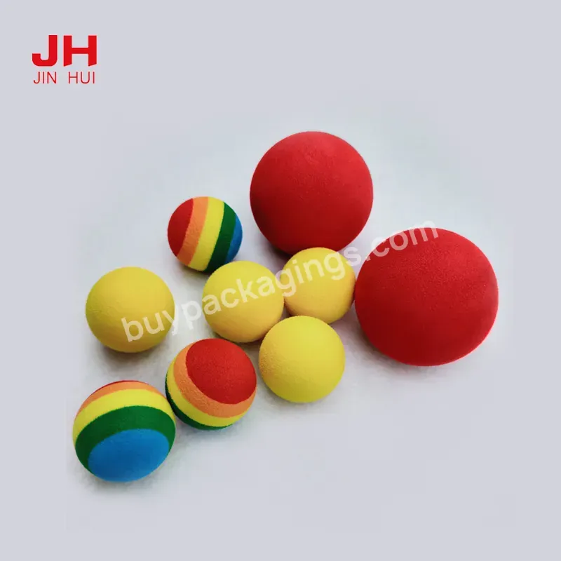 Factory Directly High Quality Smooth Surface Colored Eva Foam Ball With Hole Eva Foam Antenna Ball For Toy - Buy Foam Ball With Hole,Custom Foam Ball,Eva Foam Ball.