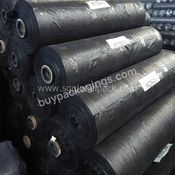 Factory Directly Price China Durable 5oz Black Pp Woven Geotextile