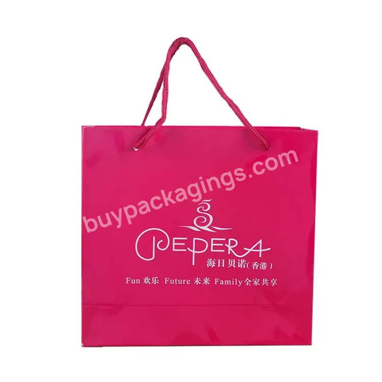 Factory Directly Sale High Quality Customized Popular White Gift Customer Paper Shopping Bag Paper Bag For Clothing