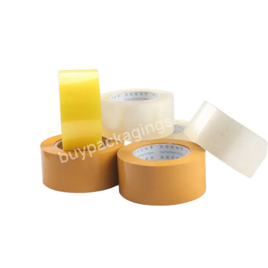 Factory Directly Supply Yellow Strong Stickiness Adhesive Acrylic Customised Packing Tape