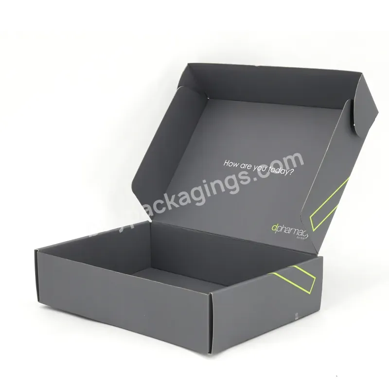 Factory Eco Friendly Recyclable Carton Brown Kraft Paper Shipping Box Ready Made Corrugated Mailer Box