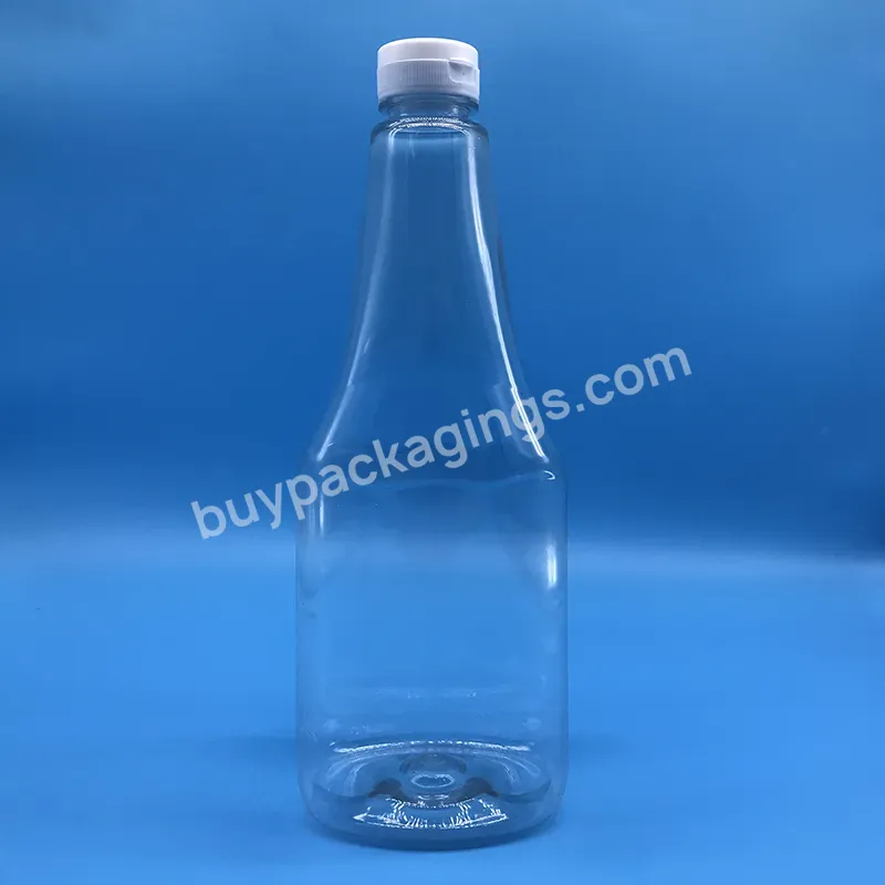 Factory Empty 1000ml 1l Clear Pet Soy Sauce Liquid Bottle