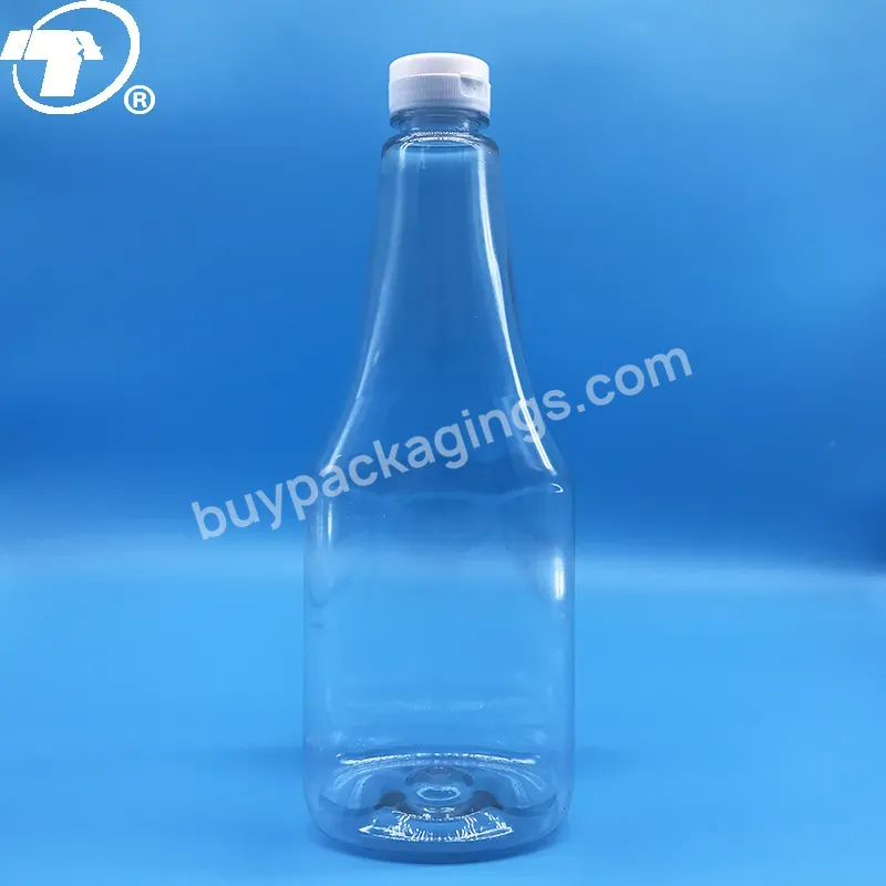 Factory Empty 1000ml 1l Clear Pet Soy Sauce Liquid Bottle