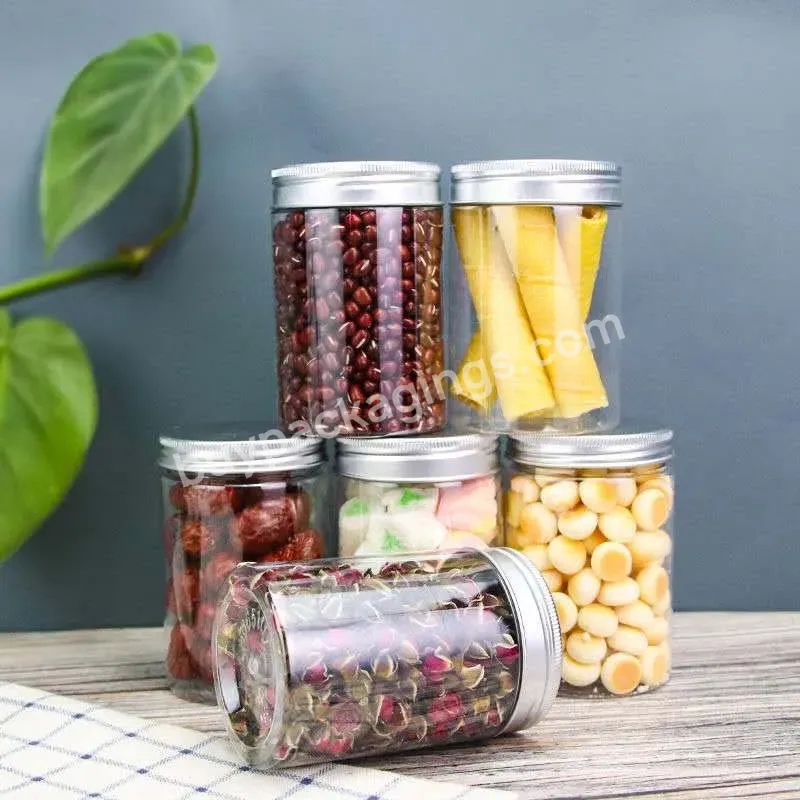 Factory Food Grade Pet Container Plastic Jars For Butter Honey Jams With Screw Top Lid - Buy Plastic Jars For Peanut Butter Honey Jams,Food Grade Plastic Storage Jar,Plastic Jars With Lids.