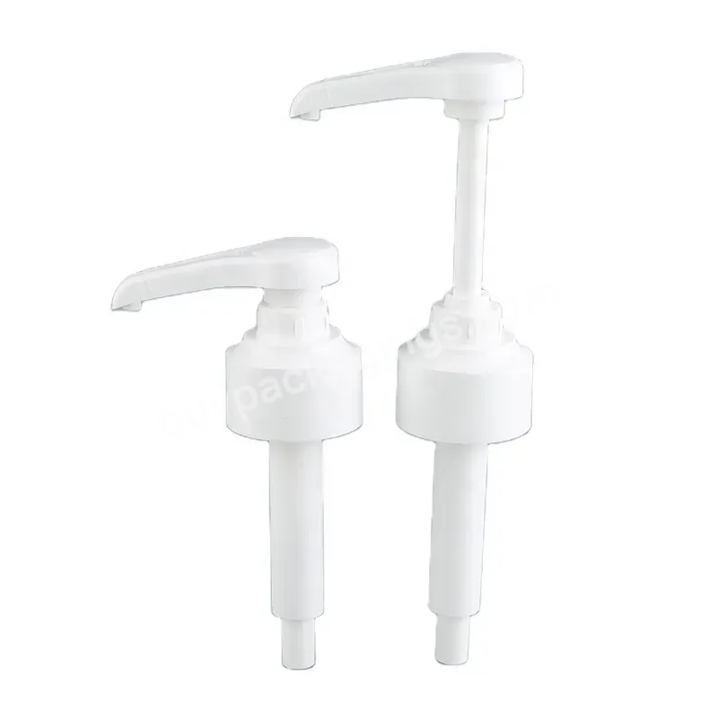 Factory Food Grade White Plastic Pump Davinci 1 Liter Monin Syrup Pump Dispenser - Buy Hot Selling Food Grade Long Nozzle Plastic Fruit Syrup Pump,Fruit Syrup Pump,Plastic Pump.