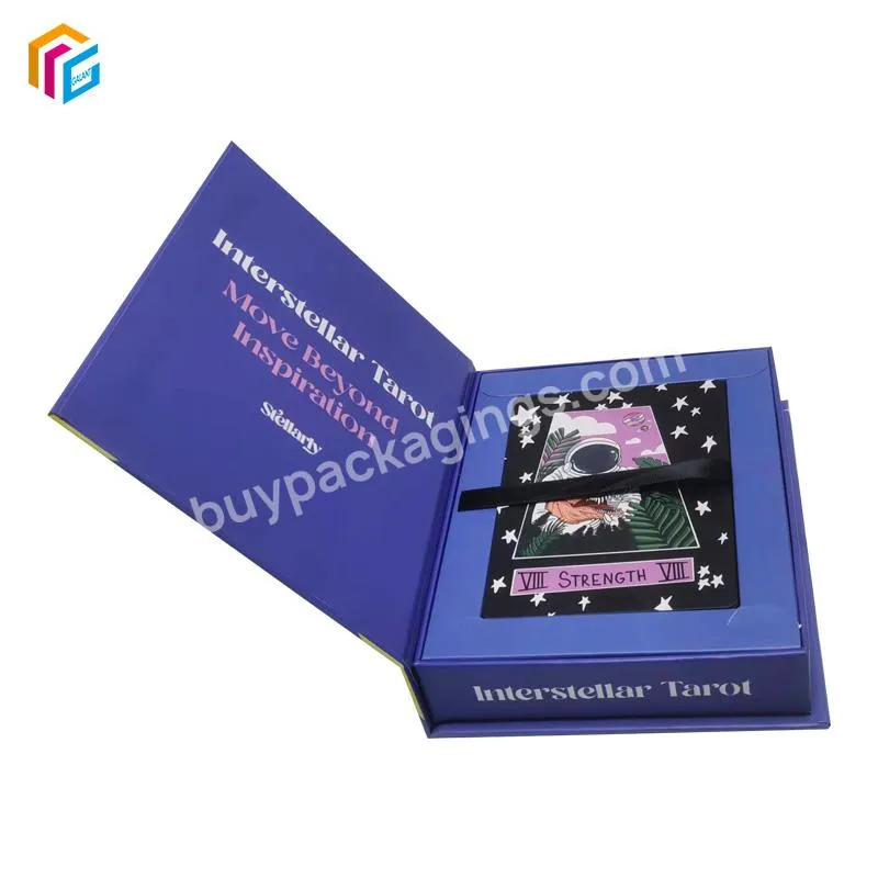 Factory game card custom printing wholesale tarot oracle cards with custom box