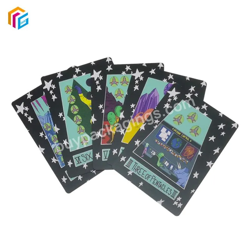 Factory game card custom printing wholesale tarot oracle cards with custom box