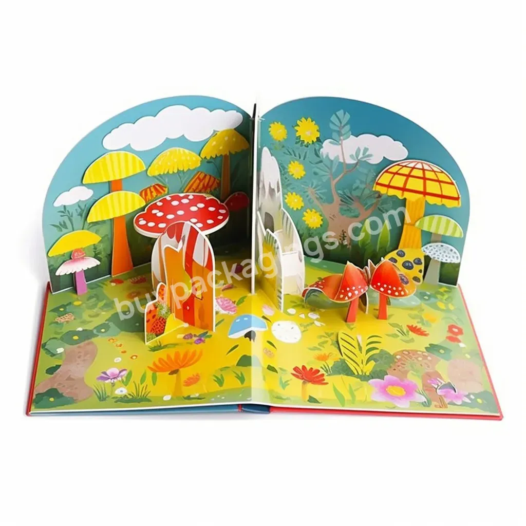 Factory Handmade Children English Board Book Bedtime Story Book