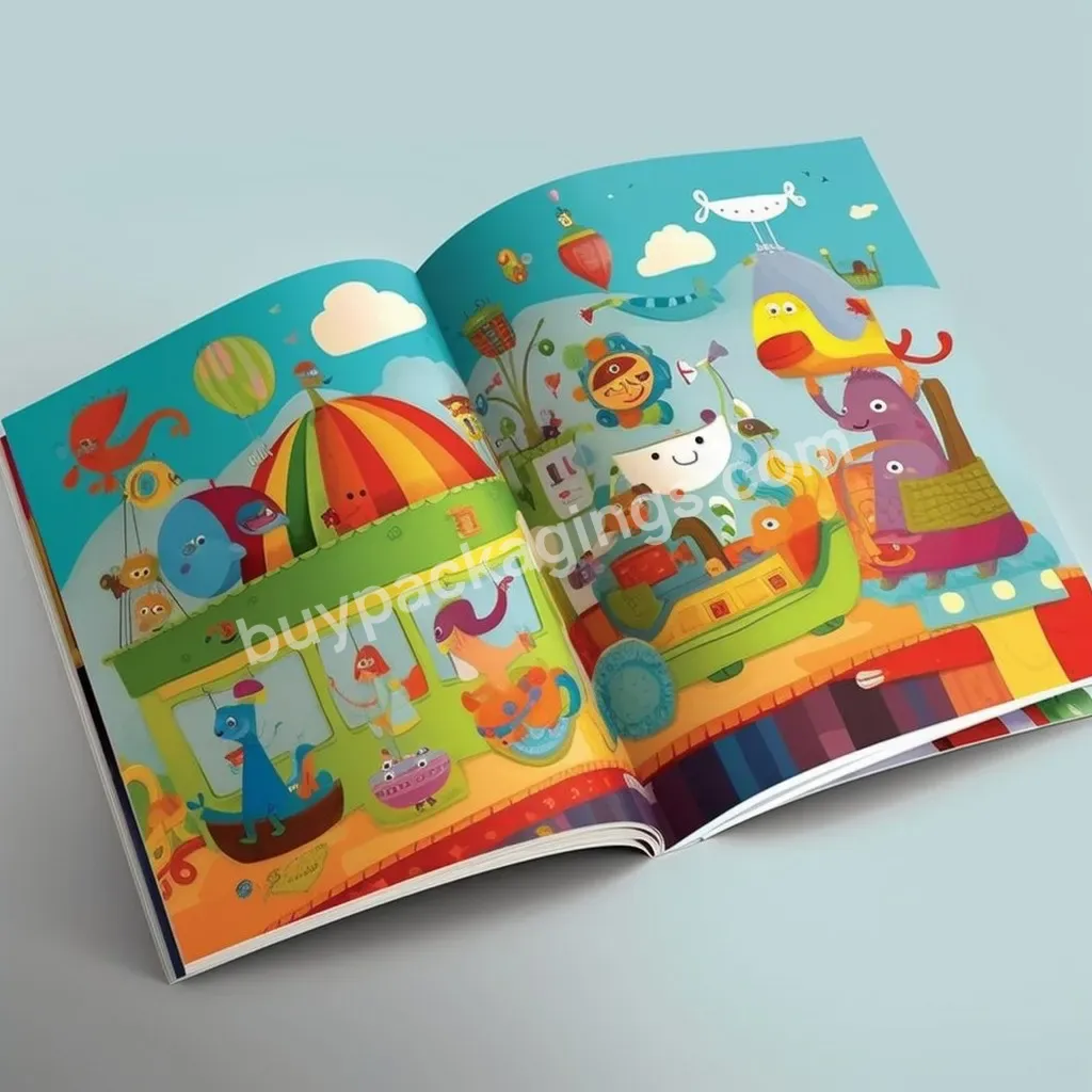 Factory Handmade Children English Board Book Bedtime Story Book