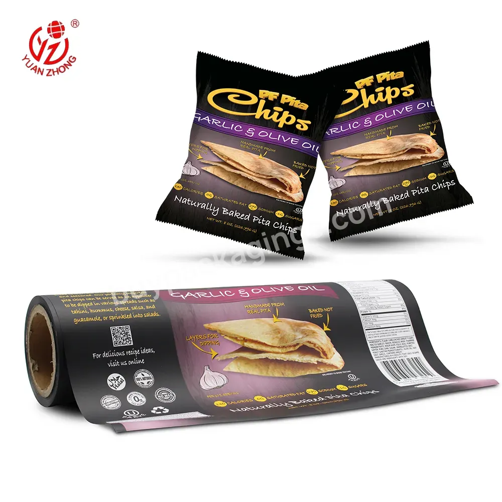 Factory Hot Sale Oem/odm Customized Print Aluminum Foil Lamination Plastic Food/chips Package Roll Film