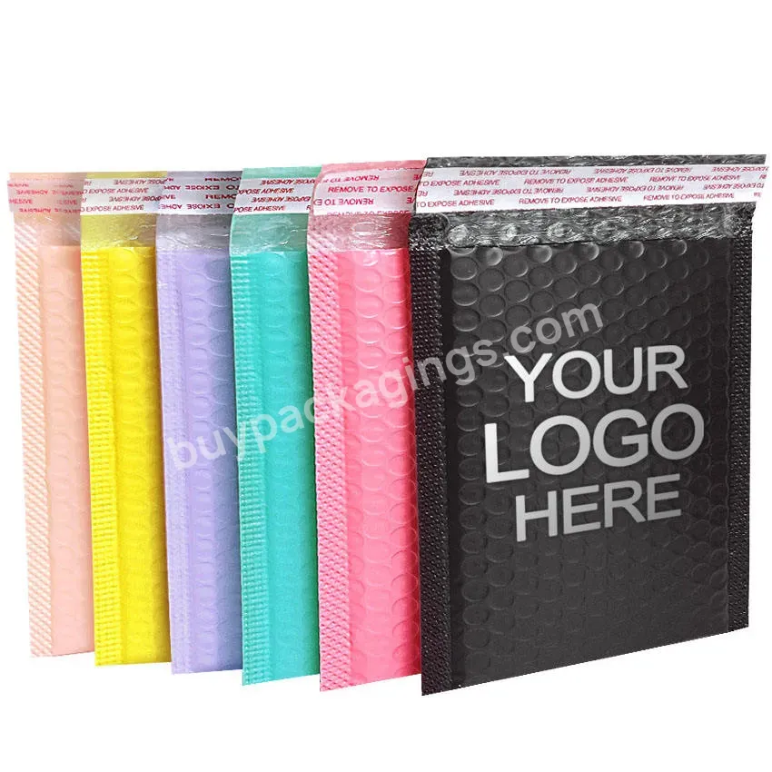 Factory In-stock Wholesale Bubble Poly Mailer Self-sealing Envelope Shipping Packaging