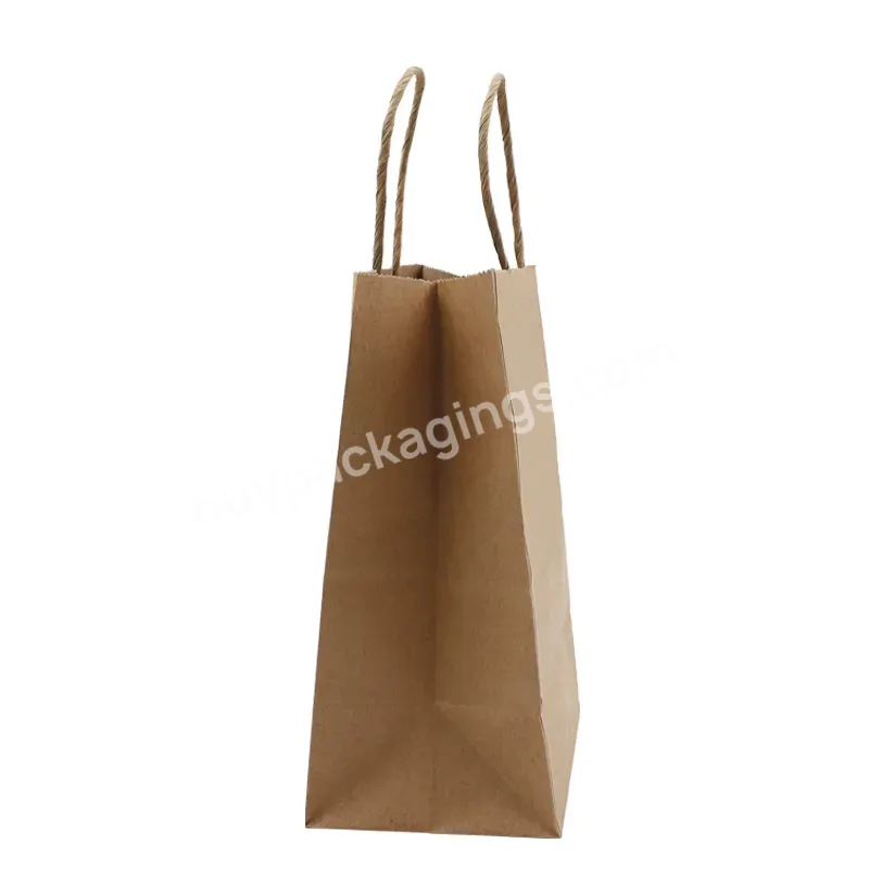 Factory Kraft Paper Gift Bag Custom Shopping Bags Bags For Shopping Custom Logo
