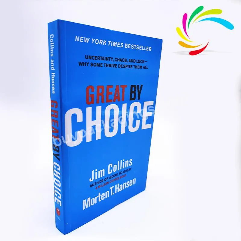 Factory latest bestseller english stock paperback motivational book Great by choice reading electronic books for adults