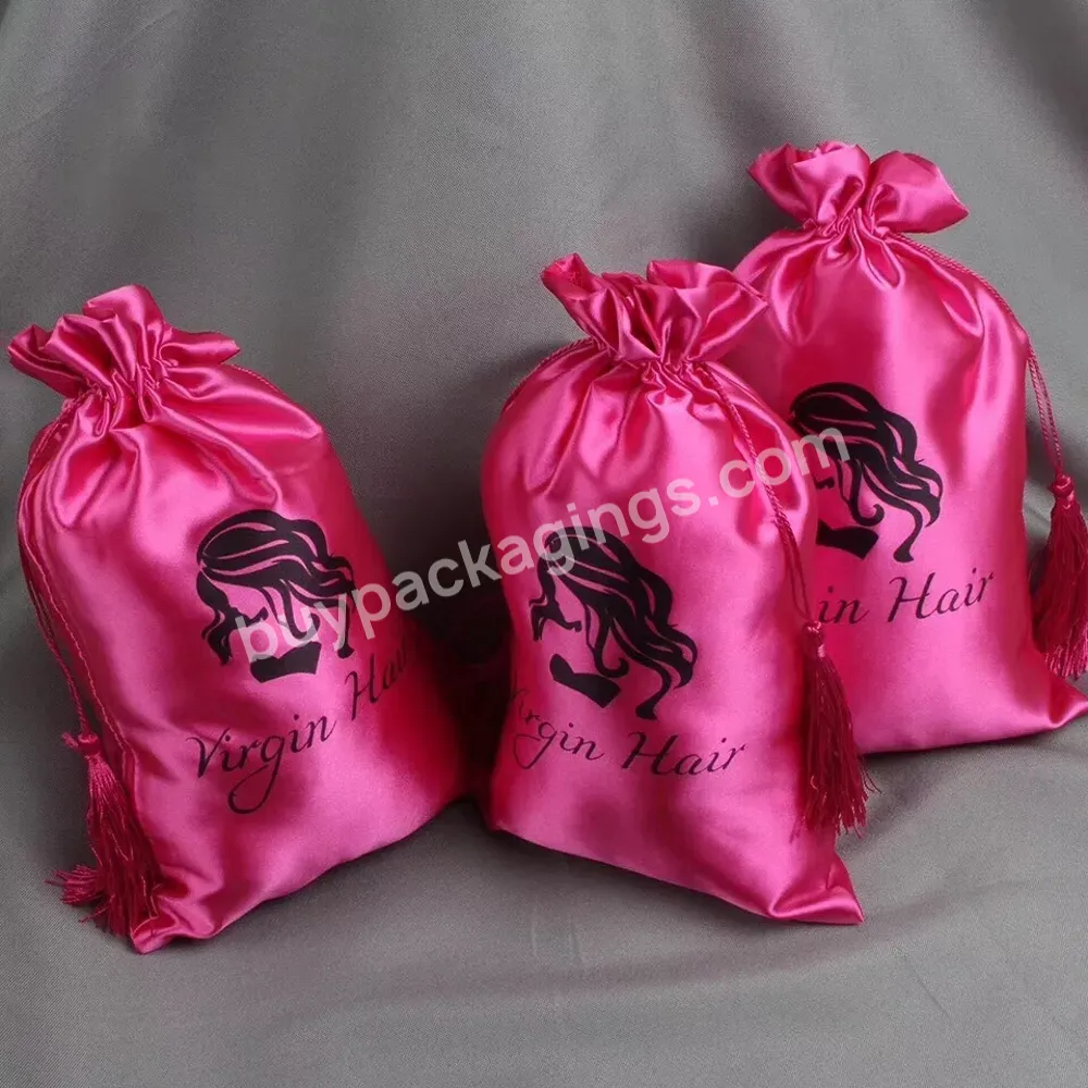 Factory Made Satin Bag Hair Dust Bag Satin Hair Bag