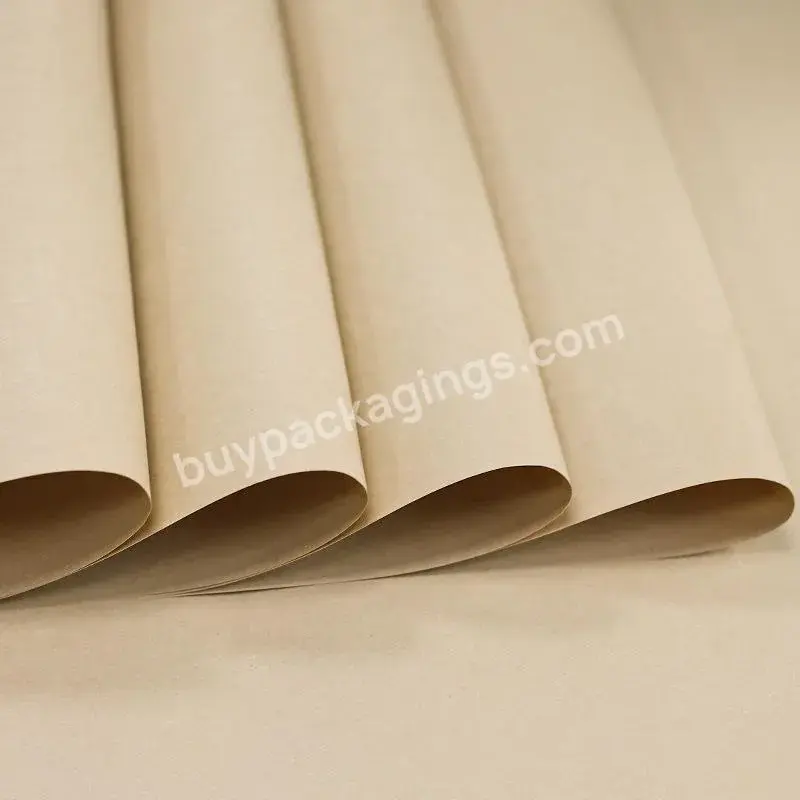 Factory Manufacturer Brown Packaging Bags Custom Craft Paper Wrapping Paper For Flower