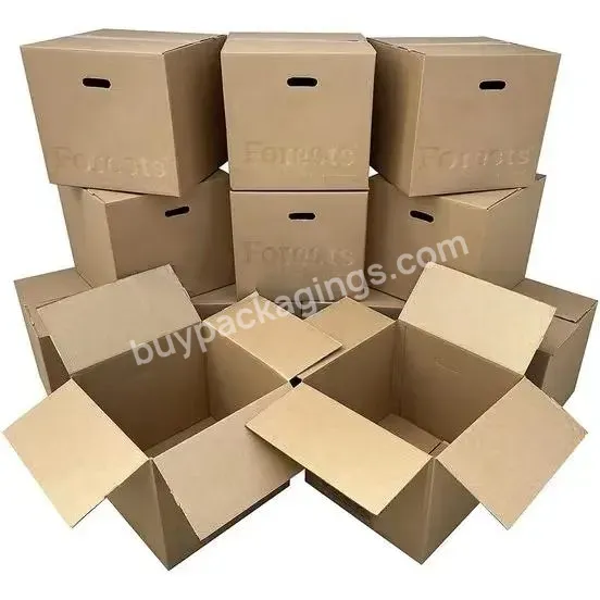 Factory Manufacturer Custom Corrugated Cardboard Shipping Packaging Kraft 5x5x5 Shipping Boxes