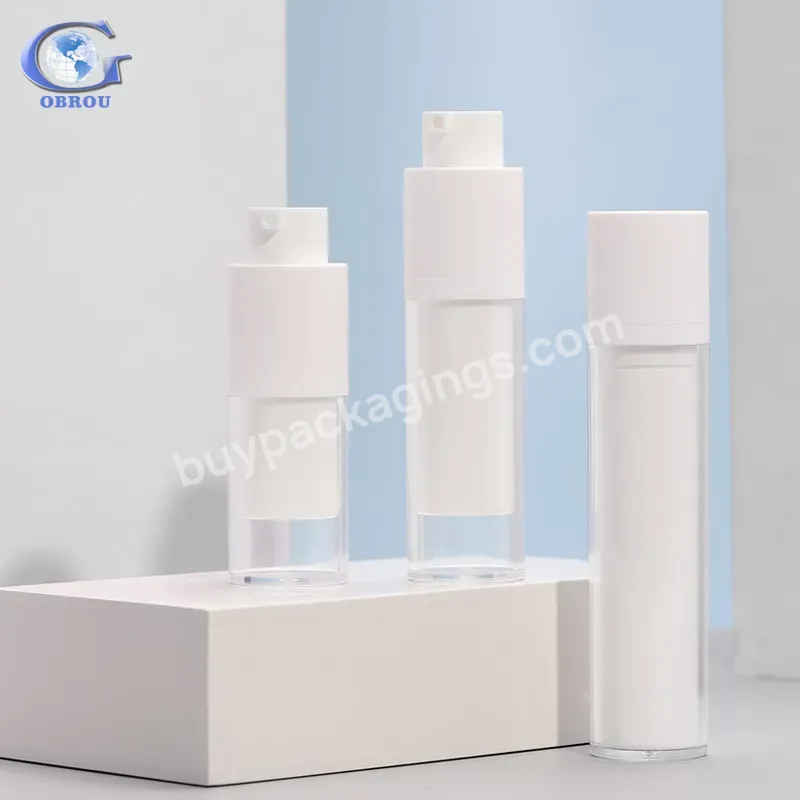 Factory New Model 15ml 30ml 50ml Empty Lotion Container Press Pump Emulsion Bottles Serum Vacuum Airless Pump Bottle