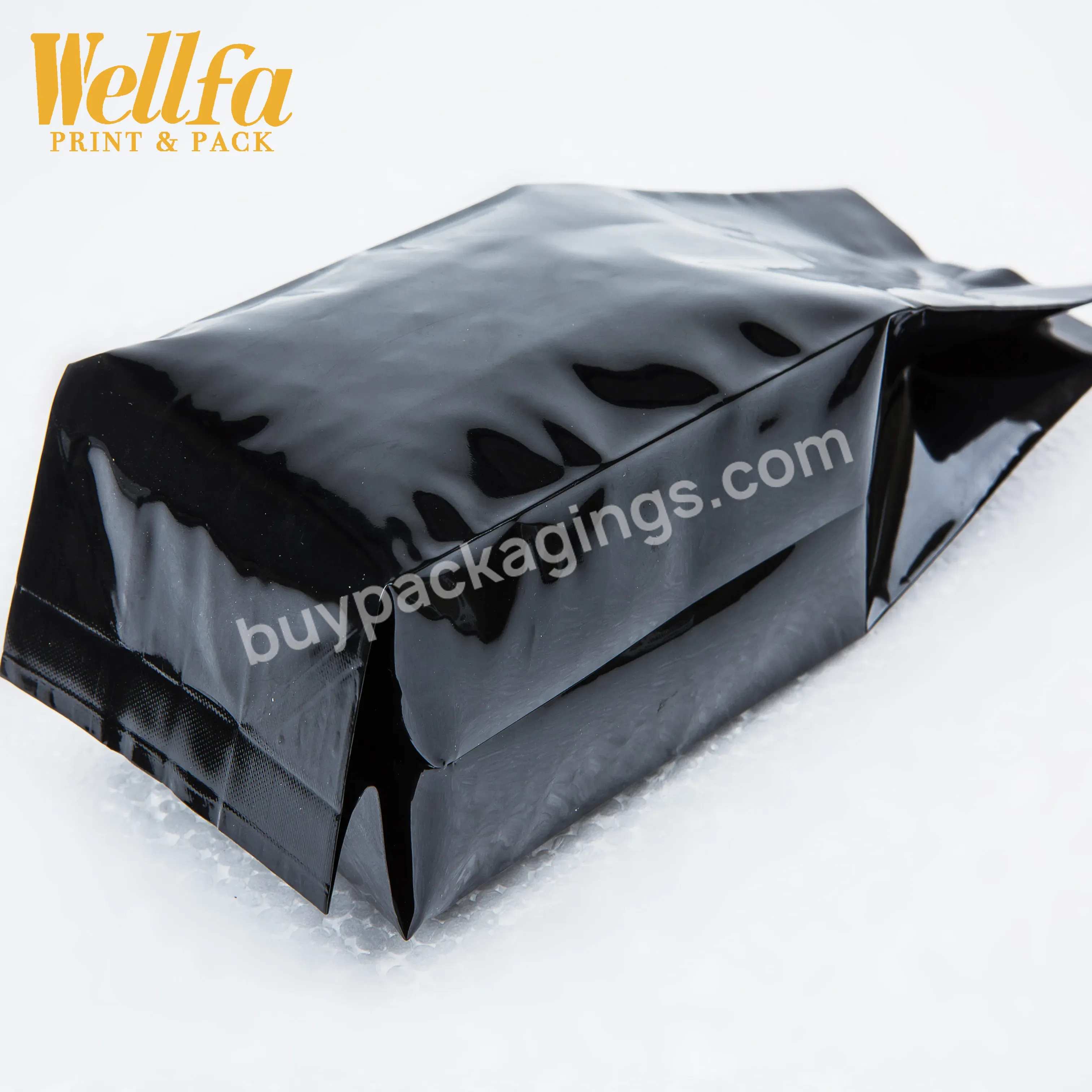 Factory Oem 250g 500g 1kg Custom Printed Aluminum Foil Side Gusset Pouch Heat Seal Coffee Bean Pouch