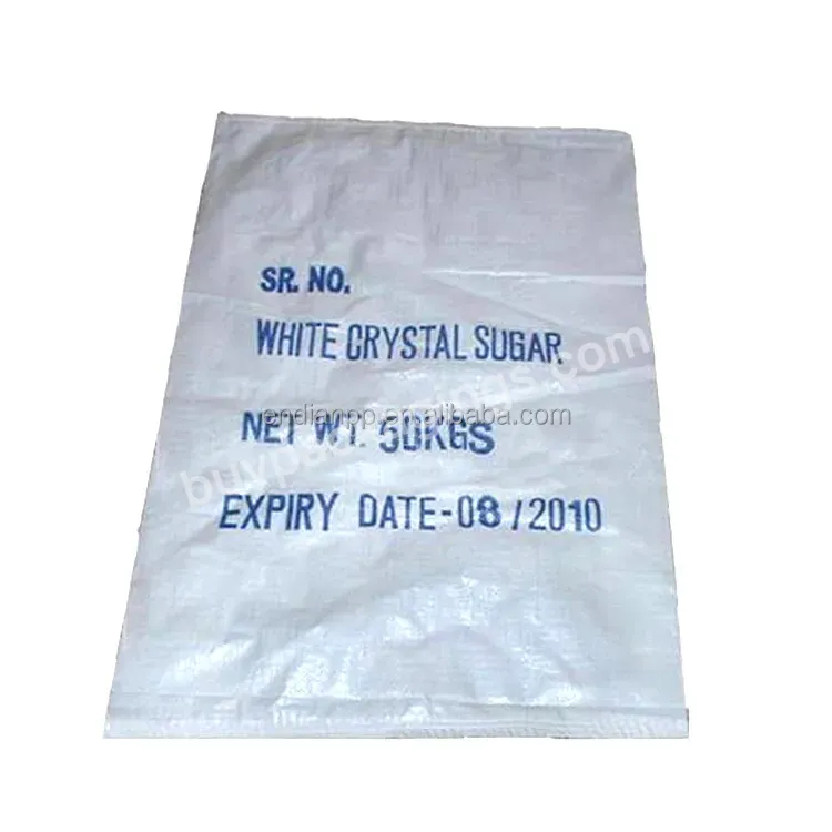 Factory Offer 25kg 50kg Polypropylene Plastic Bag Woven Sack For Rice Feed Sugar Bag