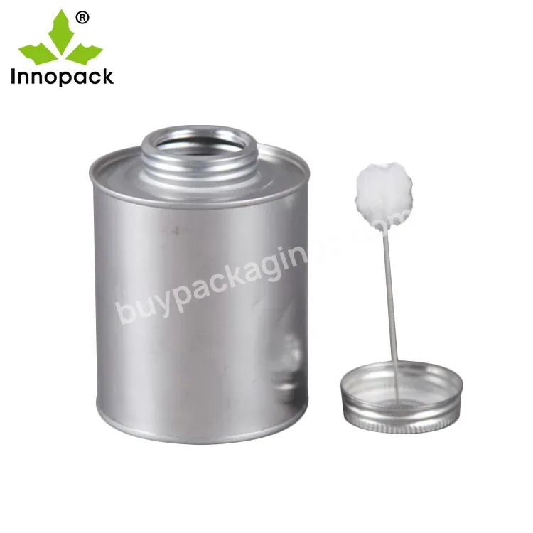 Factory Outlet 750ml Round Metal Tin Can With Lever Lid