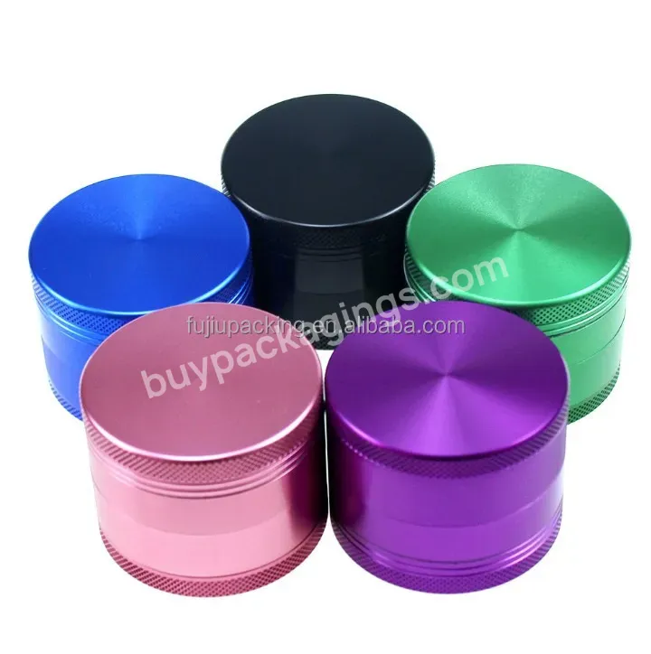 Factory Outlet Premium Aluminum Alloy Herb Grinder With Scraper 40mm 50mm 55mm 63mm Smoke 4 Layer Tobacco Metal Grinder - Buy Factory Outlet Aluminum Alloy Herb Grinder,Metal Herb Grinder,Aluminum Alloy Grinder.
