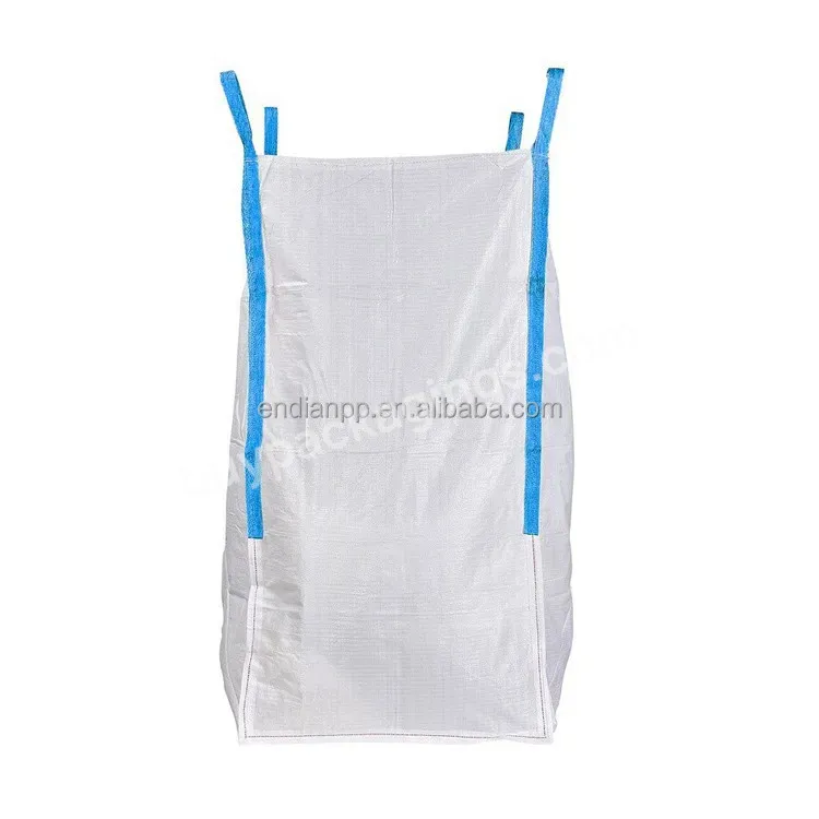 Factory Pp Plastic 1.5 Ton Big Jumbo Fibc Bags Super Sacks 1500kg For Grain Fertilizer Cement