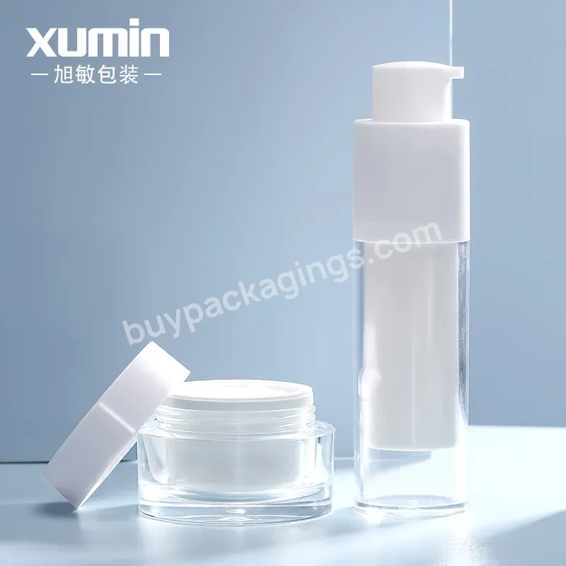 Factory Price 15ml 30ml 50ml 30g Acrylic Lotion Luxury White Serum Matte Pp Silver Pump Cream Jar Airless Pump Bottle - Buy Airless Bottle And Jar,15g 30g 50g Acrylic Airless Cream Jar,High Quality Acrylic Plastic Empty Lotion Pump Bottle 30ml Airles