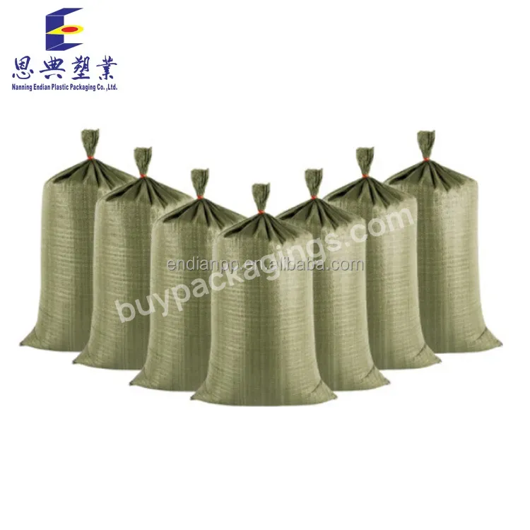 Factory Price 25kg / 50kg Polypropylene Pp Woven Sacks Garbage Sand Soil Bags - Buy Woven Sack,Soil Bags,Sand Bags.