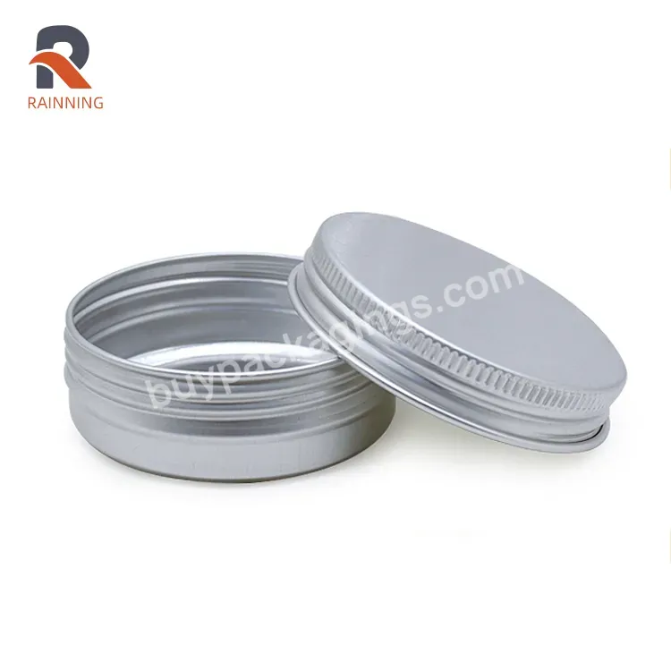 Factory Price 30g/1oz Round Aluminum Tin Cans Round Metal Cosmetic Container Aluminum Container For Balm Lip