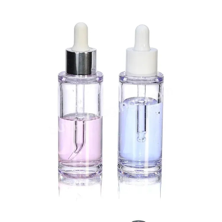 Factory Price 30ml Thick Wall Petg Plastic Bottle With Dropper Luxury Cosmetic Oil Bottle Wholesaler