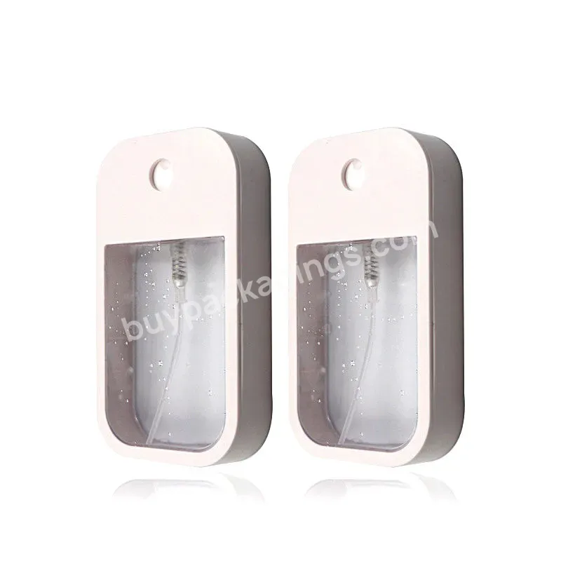 Factory Price 40ml Customized Label Perfume Hand Wash Liquid Portable Plastic Card Bottle Spray