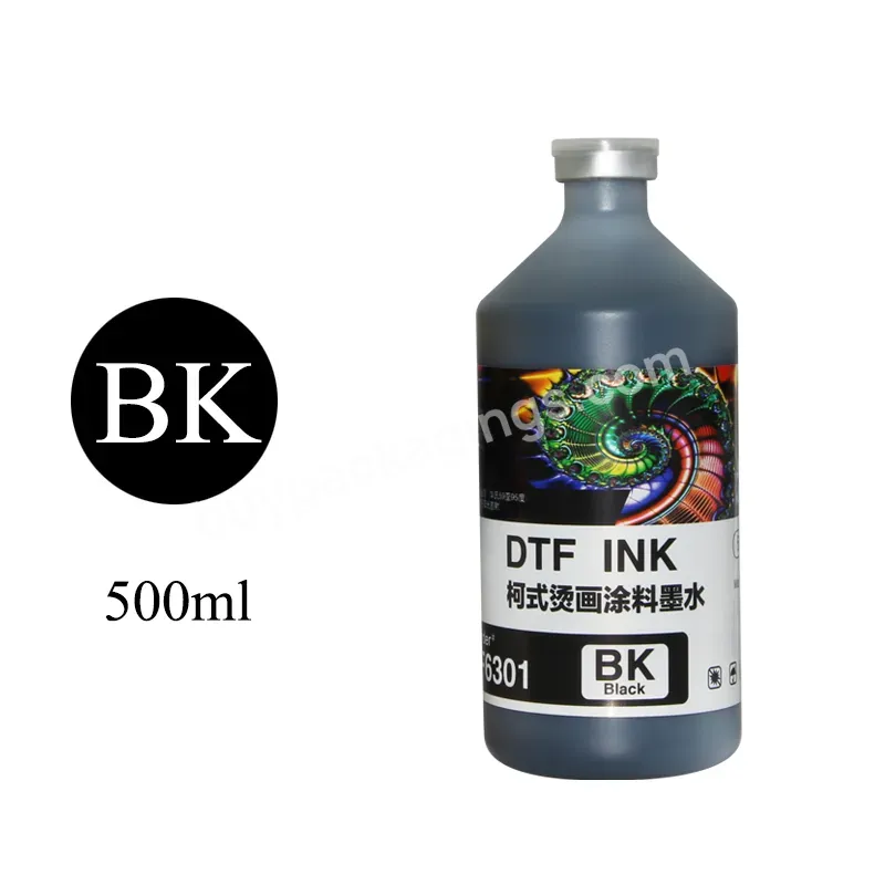 Factory Price 500ml Dtf Textile Pigment Ink Dtf Ink For L805 L1800 Printer Textile Printing White Dtg Ink