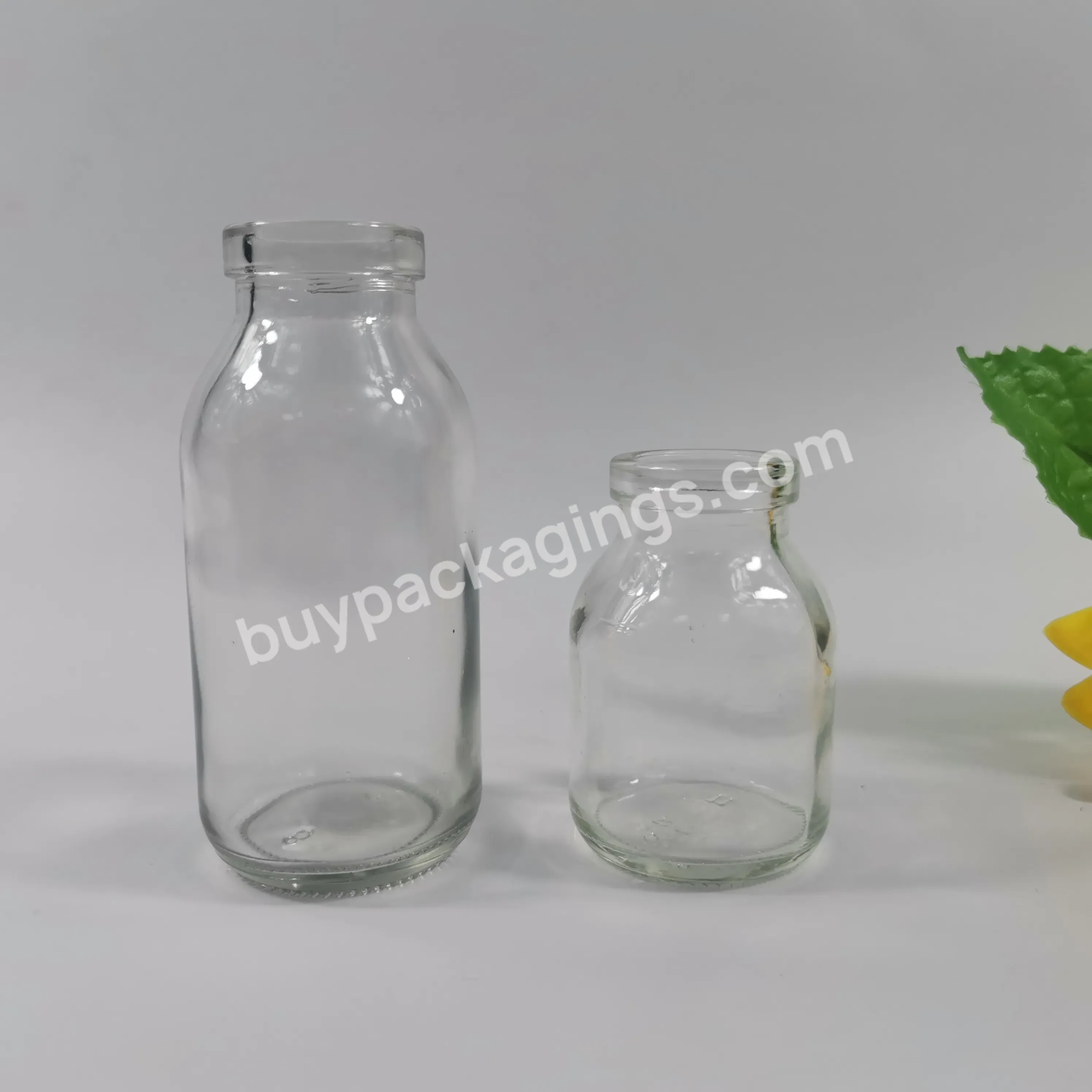 Factory Price 50ml Clear Small Glass Vial 50cc Glass Bottle With Different Aluminum For Medicine Vaccine